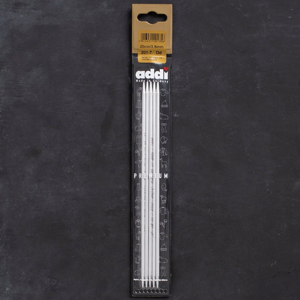 Addi 3,5mm 20cm 5'li Çorap Şişi - 201-7 - Hobium